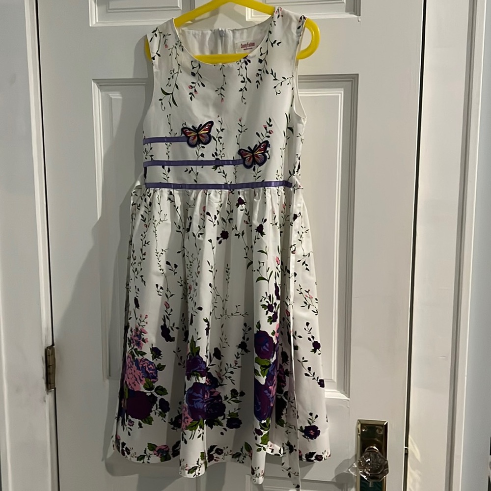 Beautiful cotton dress for girl 11-12 years old
